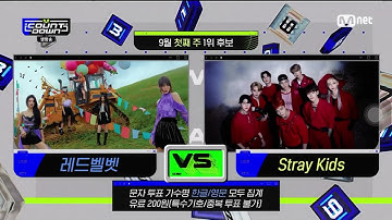 Nominee M Countdown Today | Stray Kids ‘Thunderous’ 2nd Win vs Red Velvet ‘Queendom’