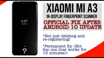 Mi A3 Permanent Fingerprint Fix After Android 10 Update | Not Just Delete & Re-register!