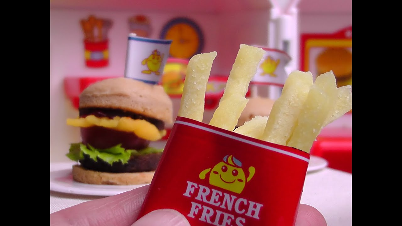 Miniature Cheese Hamburger Happy Kitchen クッキングスタジオ ミニチュアバーガーづくり