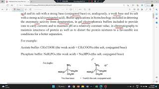 Preparation of buffer solution