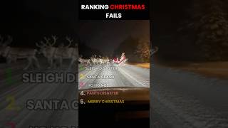 RANKING CHRISTMAS FAILS 🎅🏿 | #funny #shorts