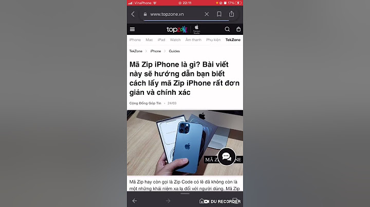 Mã zip là gì trên iphone năm 2024