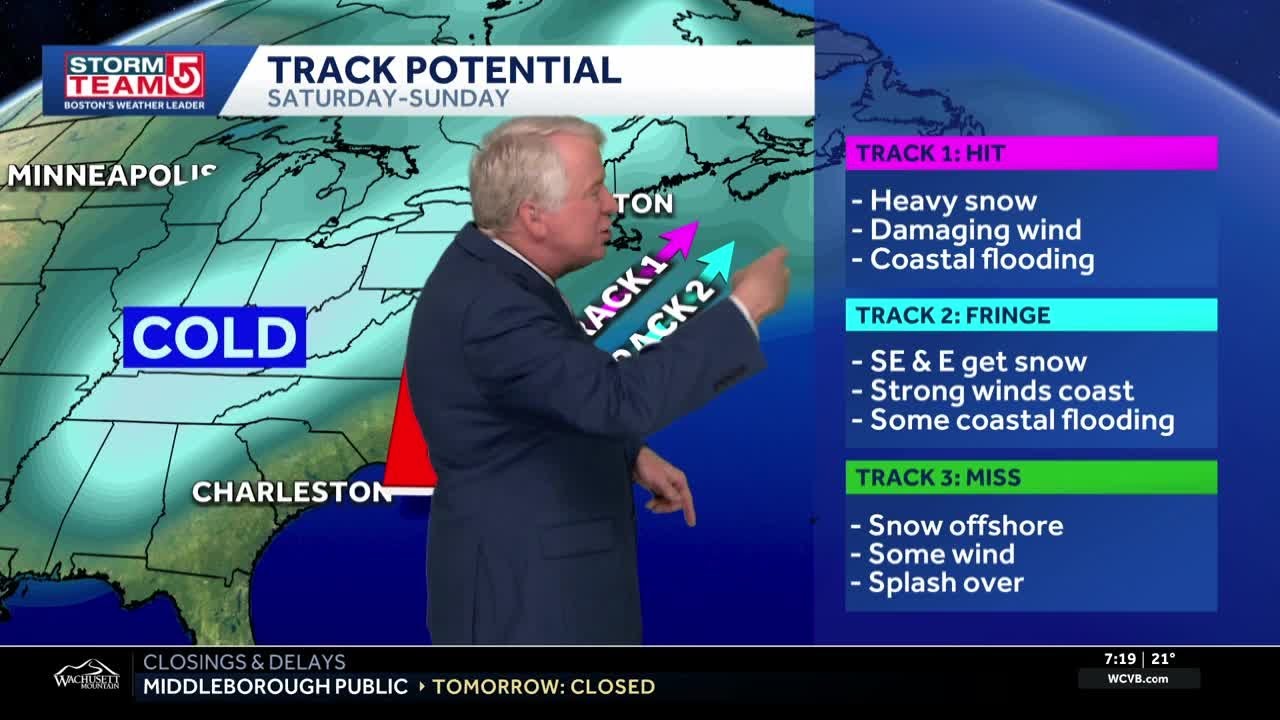 Video: Cold week ahead before potential snowstorm - YouTube