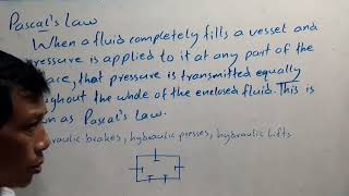 Grade(11) Chapter(3) Pascal's Law