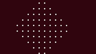 10*2 Dots Deepam Rangoli 🪔 Easy & Beautiful Diya Kolam Design