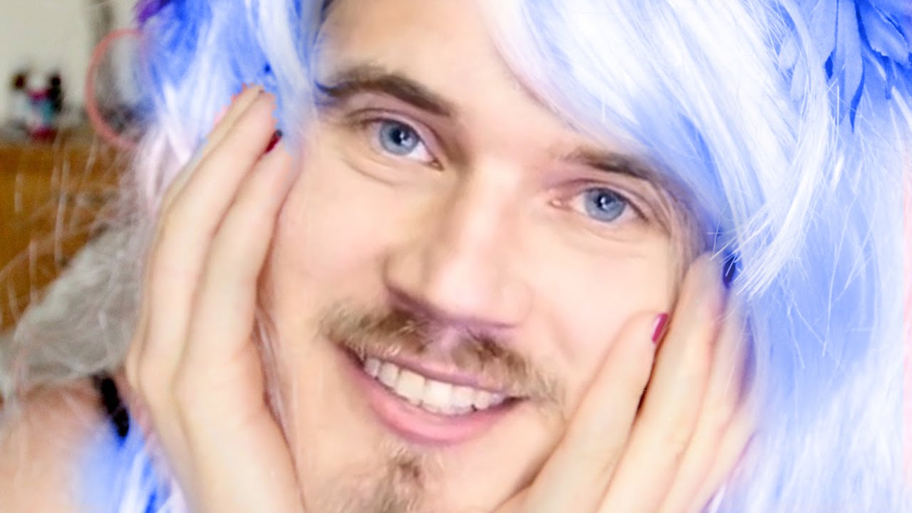 PewDiePie's New Blue Hair Sparks Controversy - wide 1