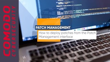 Know how to deploy patches from patch management interface