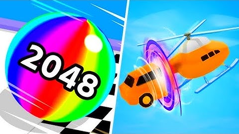 Ball Run 2048 | Shape-shifting - All levels Gameplay Android iOS Ep 1
