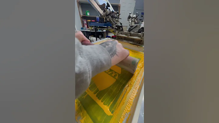 Screen printing wu-tang shirts #screenprinting #streetwear #merch #clothingbrand