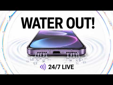 Speaker Cleaner Sound Water Cleaner LIVE | Remove Water from Phone Speaker 24/7