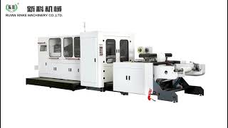 XKJD-270 Full Automatic High Speed Flat Sharp Bottom Paper Bag Machine