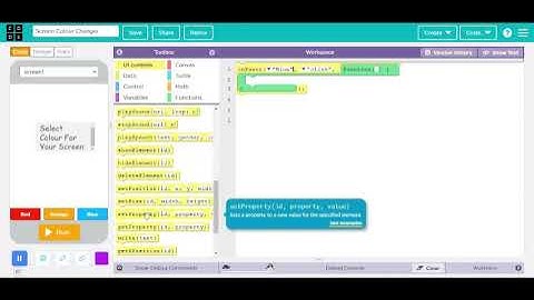 Screen Colour Changer App(App Lab)
