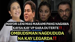 CAYETANO AT LEGARDA MISSING IN ACTION PA RIN! MAYOR LENI PANAY TRABAHO! VP SARA HINDI MAKITA!