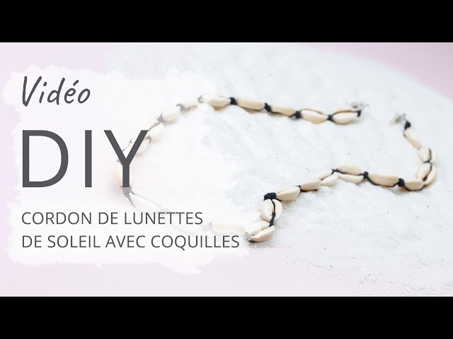 DIY Cordon Lunettes avec des perles colorées ou noires et dorées - Perles &  Co