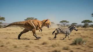 Kittysaurs attack bison and zebra