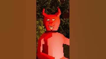 lowpoly animation in retro ps1 style made in blender