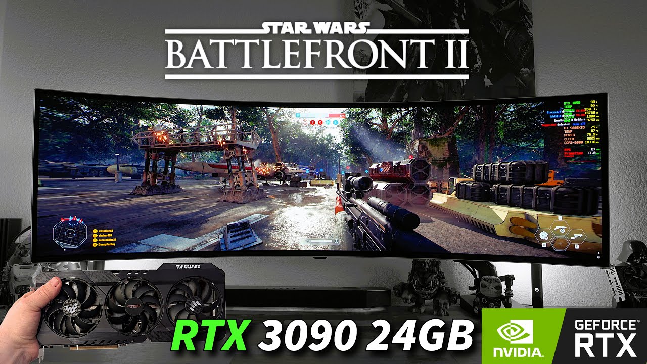 Star Wars Battlefront 2 HDR - RTX 3090 24GB - Samsung Oled G9 Odyssey 49" | POV