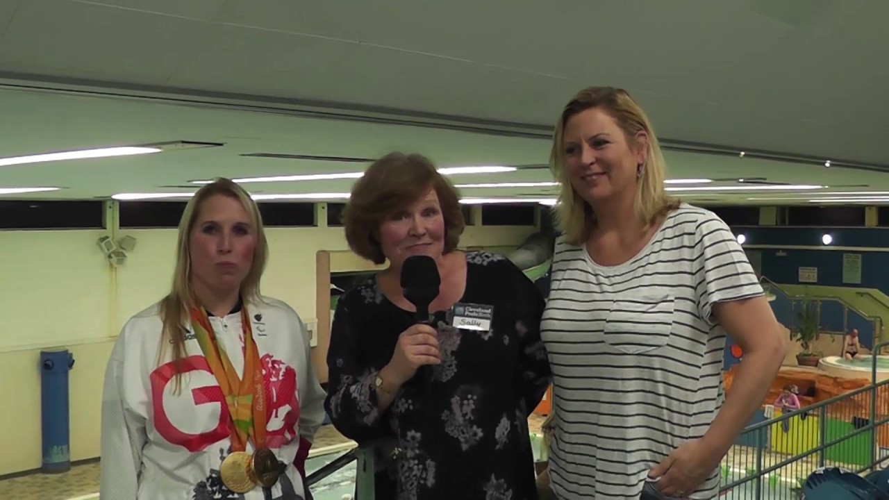 Swimathon (February 2017) - interview with Stephanie Millward MBE and organiser Suzy Granger