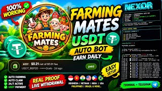 FarmingMates USDT Auto Bot on Termux 🔥 Earn USDT Automatically | NEXOR Bot 2026 screenshot 3