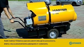 Netiesioginio Degimo Dyzelinis Šildytuvas Bv 500-13C, 150 Kw, Master