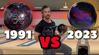 OLDEST Reactive Bowling Ball (1991) VS MODERN Reactive Bowling Ball (2023)