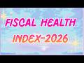 FISCAL HEALTH INDEX-2026||AMARAVATHI ONLINE ACADEMY||SANTHOSH SIR