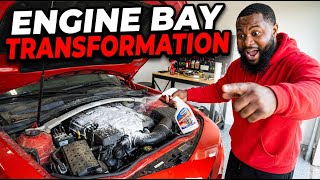 UNBELIEVABLE 5TH GEN CAMARO RS CARWASH AND ENGINE WASH TRANSFORMATION#carenthusiasts #musclecar