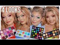 NEW &amp; HOT Indie Makeup | 4 PALETTES 4 LOOKS