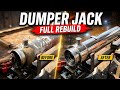 China Heavy Dumper Body Jack Repair | Complete Hydraulic Cylinder Rebuild & Restoration