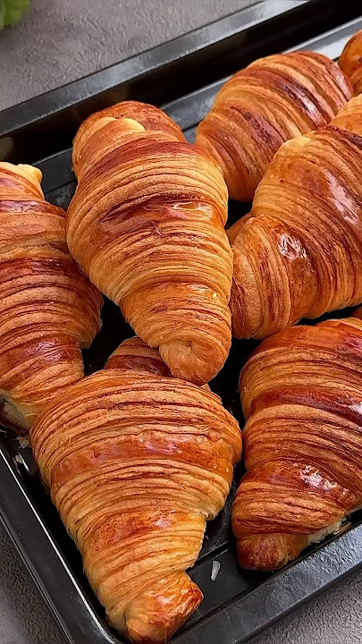 I'm addicted to making croissants at home ❤