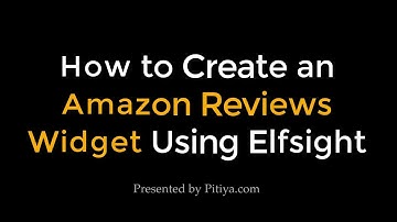 Creating Amazon Reviews Widget for Your Website