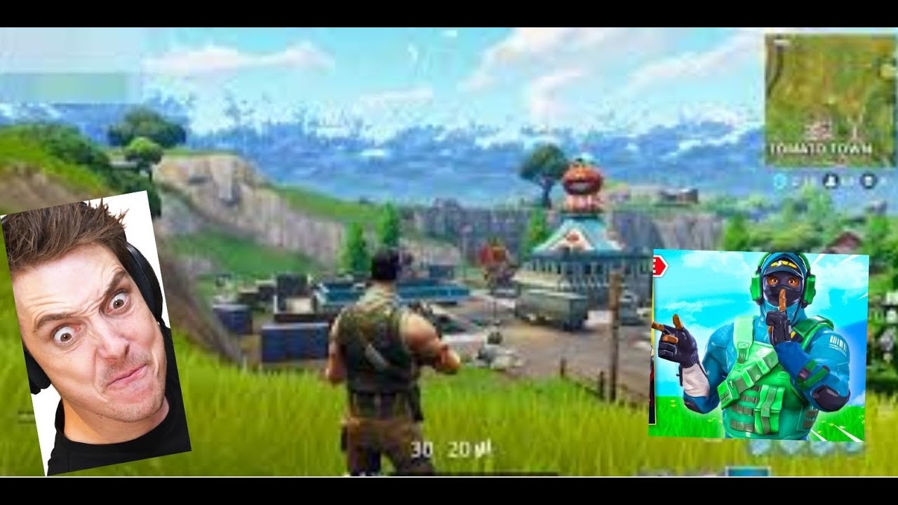 Playing Fortnite like LazarBeam and Fresh YouTube