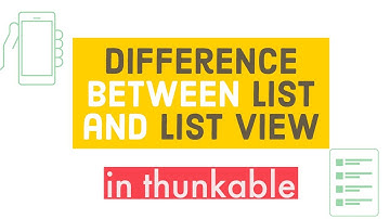 AppyBuilder - List View vs Variable List