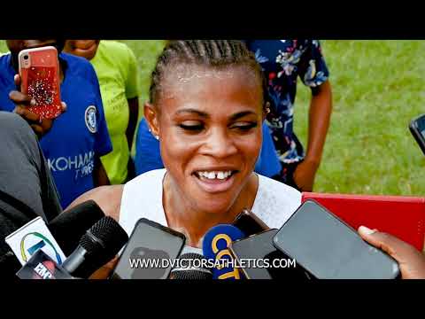 Blessing Okagbare  wins the Nigerian olympic trials - Tokyo 2021