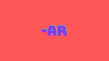 English | Suffixes | -ar