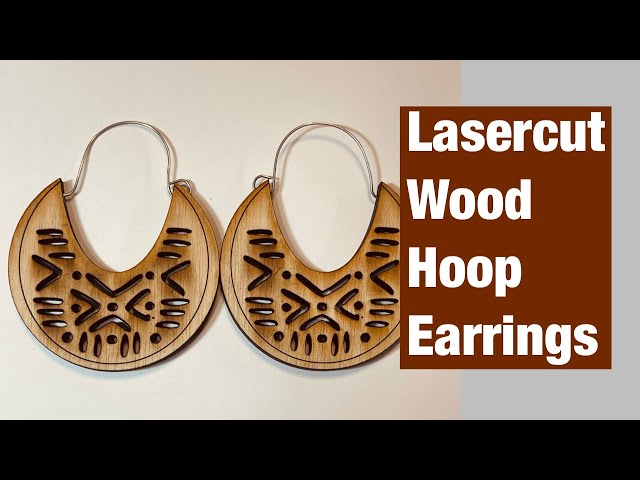 Laser cut Earring Obsessed - making them in clear, walnut and cherry I  can't stop. I didn't love the way they looked as pendants, I think they are  just too lightweight but