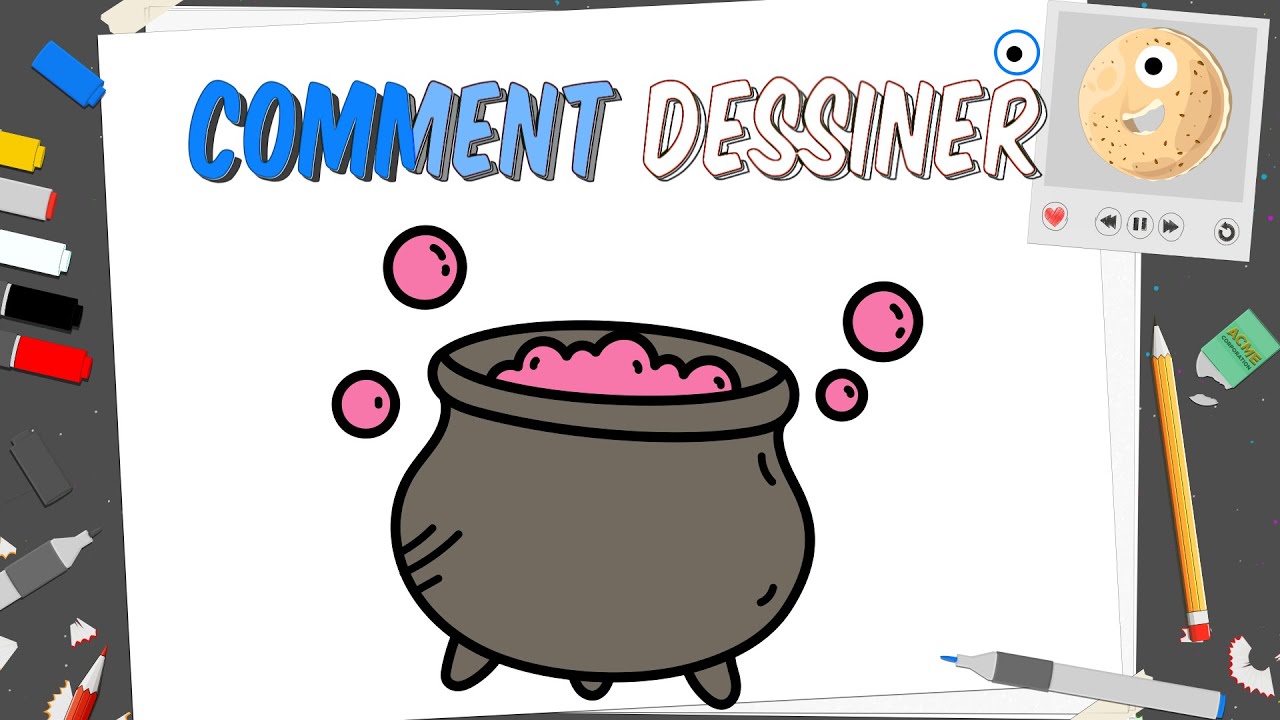 Comment Dessiner Un Chaudron De Sorcière