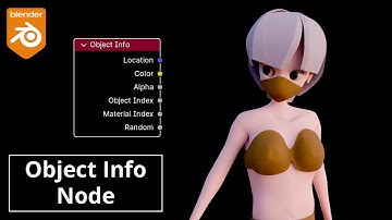 【Blender】第71回 : Object Info ノード | シェーダー講座 101