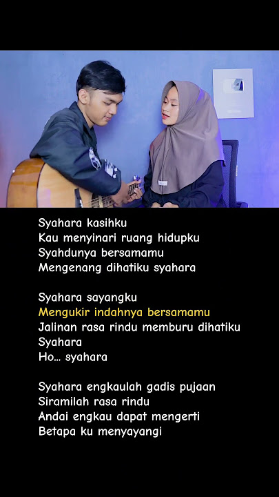 LIRIK LAGU SYAHARA - THOMAS ARYA (Syahara kasihku kau menyinari ruang hidupku) Cover Ivan Sany
