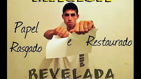 Como consertar papel rasgado?