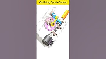 Oscillating Spindle Sander #machine #woodworking #engineering  #mechanical #manufacturing #mechanism