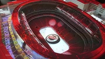 Projection Mapping a 3D printed model of Detroit & LCA! Let