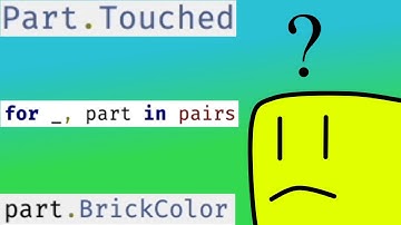 Scripting For-Loops, Part Colors, And Touch Functions In Roblox Studio