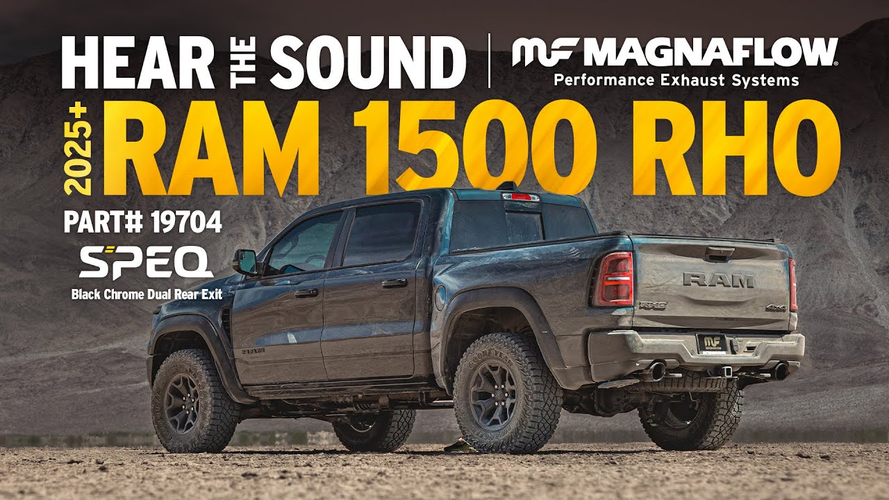 RAM RHO Exhaust Sound Clip | MagnaFlow SPEQ Series Cat-Back Exhaust System 19704
