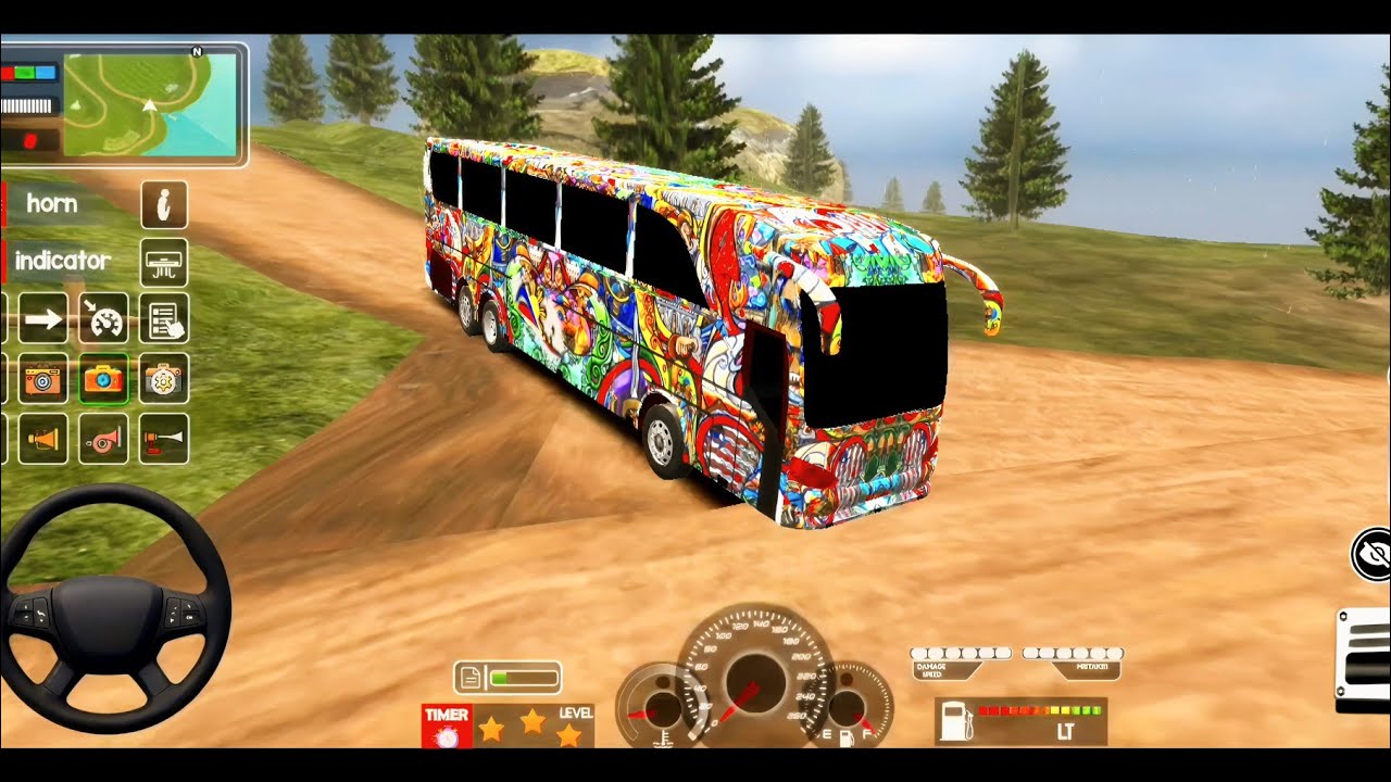 Coach Bus Simulator India Off-road Driving Bus Game | New Update 2025 Full Gameplay Video Part 