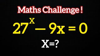 Ukraine l Can you solve? l Nice Exponential Algebra Problem 