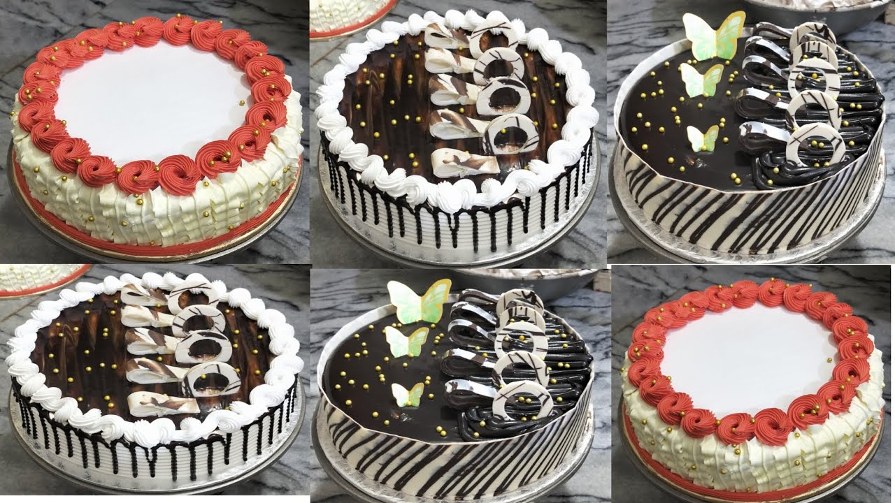 New critical cake decoration ideas round shape cake making beautiful difference# you video# YouTube