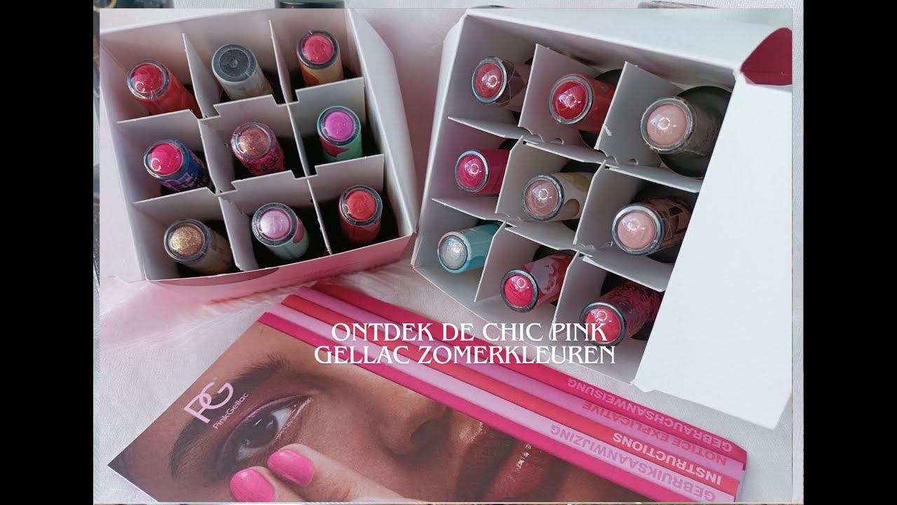 Pink Gellac ! Ontdek De Chic Pink Gellac Zomer Kleuren    ♥ Diamant-nails