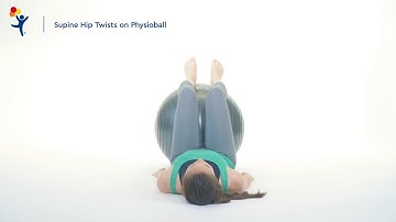 Core Exercise: Supine Twist with Physioball