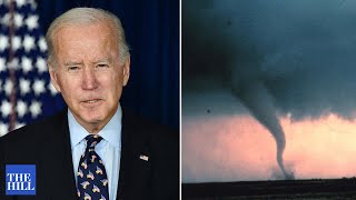 President Biden Says There Will Be More Natural Disasters Until Climate Change Is Addressed